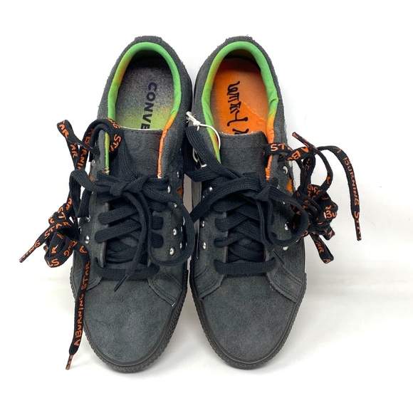 Converse One Star A Burning Star Black Sneakers Suede Low Women's Size A01763C - Picture 6 of 10